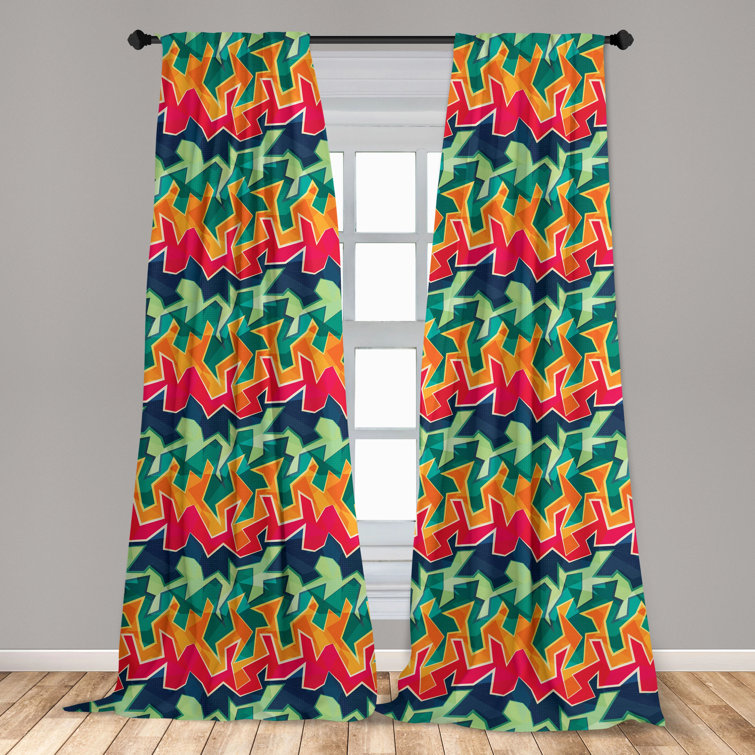 Funky curtains top